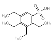 2,3,4,5-tetraethylbenzenesulfonic acid结构式