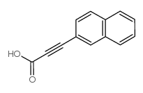 3-(2-萘基)-2-丙炔酸结构式