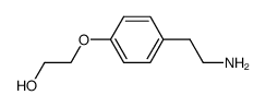 2-[4-(2-氨乙基)苯氧基]乙醇结构式