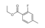 2-氟-4-甲基苯甲酸乙酯结构式