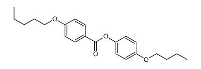 (4-butoxyphenyl) 4-pentoxybenzoate结构式