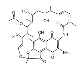 3-氨基-利福霉素S结构式