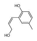 (Z)-2-(3-hydroxyprop-1-en-1-yl)-4-methylphenol Structure