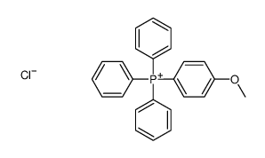 (4-methoxyphenyl)-triphenylphosphanium,chloride Structure