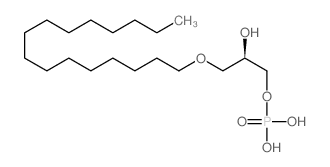 1-Hexadecyl Lysophosphatidic Acid Structure