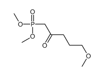 1-dimethoxyphosphoryl-5-methoxypentan-2-one结构式