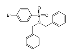 N,N-dibenzyl-4-bromobenzenesulfonamide Structure