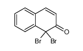 1,1-dibromo-1H-naphthalen-2-one结构式
