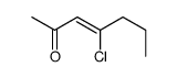 4-chlorohept-3-en-2-one结构式