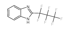 2-(七氟-正丙基)苯并咪唑结构式