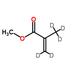 甲基丙烯酸甲酯-d5结构式