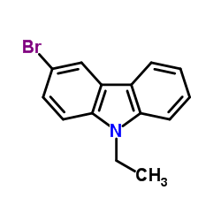 3-Bromo-9-ethylcarbazole Structure