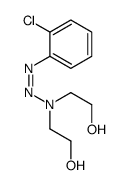 2-[[(2-chlorophenyl)diazenyl]-(2-hydroxyethyl)amino]ethanol结构式