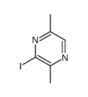 3-碘-2,5-二甲基吡嗪结构式
