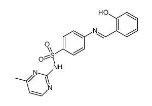 N-salicylidene-sulfanilic acid-(4-methyl-pyrimidin-2-ylamide)结构式
