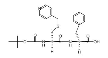 Boc-Cys(S-<4>picolyl)-Phe Structure