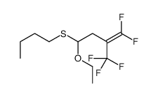 4-butylsulfanyl-4-ethoxy-1,1-difluoro-2-(trifluoromethyl)but-1-ene Structure