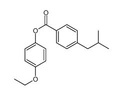 (4-ethoxyphenyl) 4-(2-methylpropyl)benzoate Structure