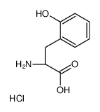(2S)-2-amino-3-(2-hydroxyphenyl)propanoic acid,hydrochloride结构式