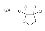 silicon,2,2,3,3-tetrachlorooxolane Structure