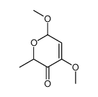 2,4-dimethoxy-6-methyl-2H-pyran-5-one Structure