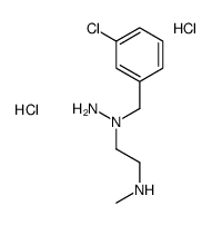 2-[amino-[(3-chlorophenyl)methyl]amino]-N-methylethanamine,dihydrochloride Structure