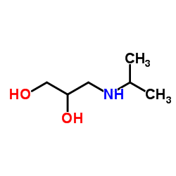 3-异丙基氨基-1,2-丙二醇结构式