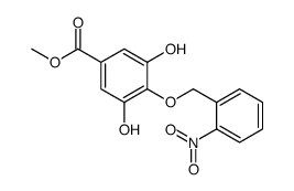 methyl 3,5-dihydroxy-4-[(2-nitrophenyl)methoxy]benzoate Structure