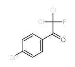 Ethanone,2,2-dichloro-1-(4-chlorophenyl)-2-fluoro- Structure