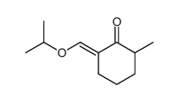 2-(isopropoxymethylene)-6-methylcyclohexanone结构式