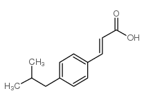 4-异丁基肉桂酸结构式