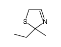 2-ethyl-2-methyl-5H-1,3-thiazole结构式