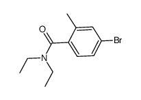 4-bromo-N,N-diethyl-2-methylbenzamide Structure