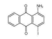 1-amino-4-iodo-9,10-anthraquinone结构式