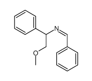 N-benzylidene-2-methoxy-1-phenylethanamine结构式
