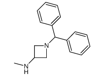 N-(1-二苯甲基氮杂环丁烷-3-基)-N-甲胺结构式