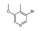 3-溴-5-甲氧基-4-甲基吡啶结构式