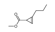 2-Cyclopropene-1-carboxylicacid,2-propyl-,methylester(9CI) Structure