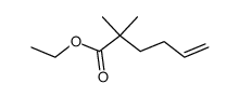 2,2-Dimethyl-5-hexenoic acid ethyl ester Structure