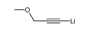 methoxypropyne lithium acetylide Structure
