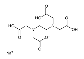sodium N,N'-ethane-1,2-diylbis[N-(carboxymethyl)glycinate Structure