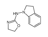 N-(2,3-dihydroindol-1-yl)-4,5-dihydro-1,3-oxazol-2-amine结构式