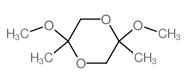 1,4-Dioxane,2,5-dimethoxy-2,5-dimethyl-结构式