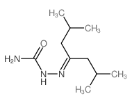 (2,6-dimethylheptan-4-ylideneamino)urea结构式