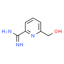 2-Pyridinecarboximidamide, 6-(hydroxymethyl)- (9CI)结构式