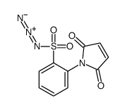N-diazo-2-(2,5-dioxopyrrol-1-yl)benzenesulfonamide结构式