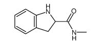 1H-Indole-2-carboxamide,2,3-dihydro-N-methyl-(9CI) Structure