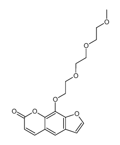 1-(psoralen-8-yloxy)-3,6,9-trioxadecane结构式