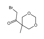 2-bromo-1-(5-methyl-1,3-dioxan-5-yl)ethanone结构式