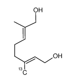 [4-(13)C]-10-hydroxygeraniol Structure